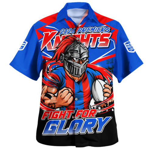 Newcastle Knights Hawaiian Shirt Fearless Fight For Finals Glory