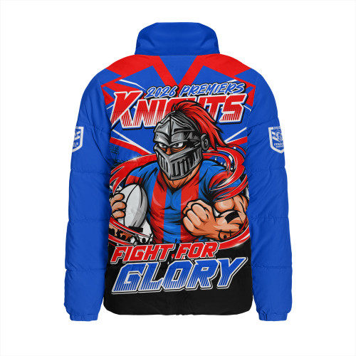 Newcastle Knights Padded Jacket Fearless Fight For Finals Glory