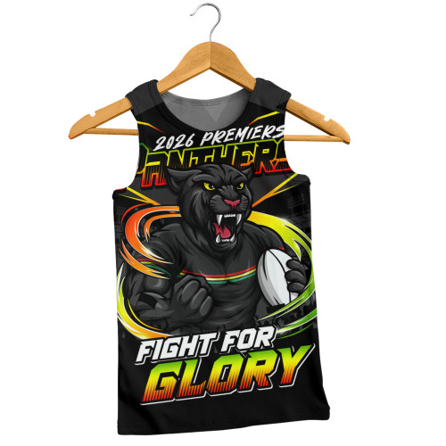 Penrith Panthers Men Tank Top Fearless Fight For Finals Glory