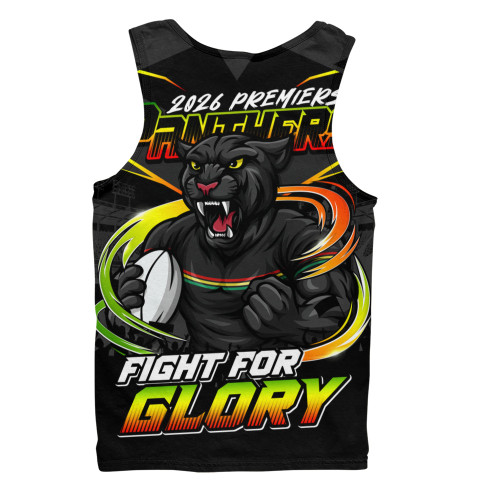 Penrith Panthers Men Tank Top Fearless Fight For Finals Glory