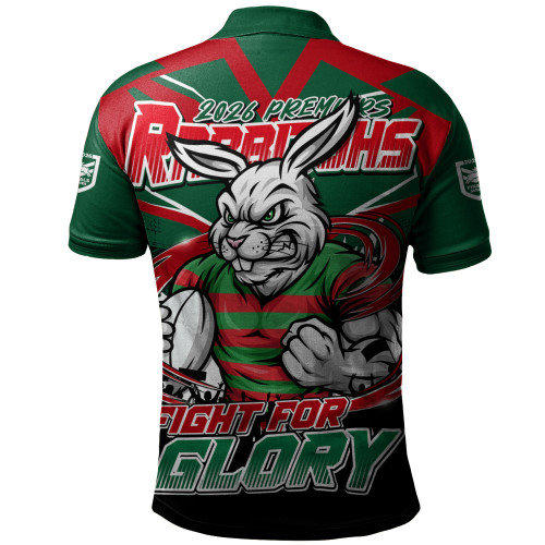 South Sydney Rabbitohs Polo Shirt Fearless Fight For Finals Glory
