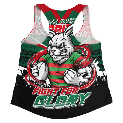 South Sydney Rabbitohs Women Racerback Tank Fearless Fight For Finals Glory