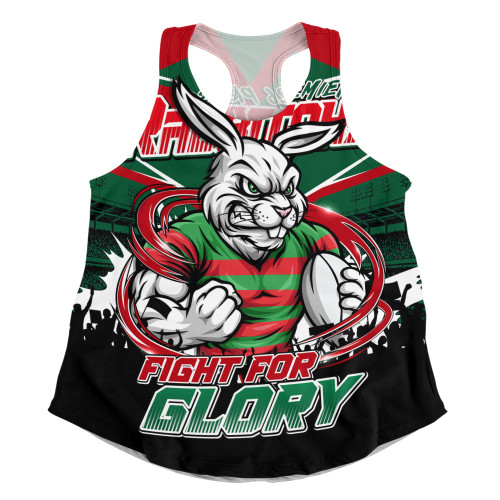 South Sydney Rabbitohs Women Racerback Tank Fearless Fight For Finals Glory