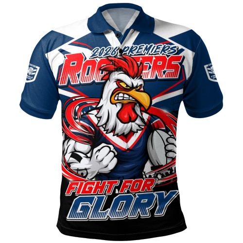 Sydney Roosters Polo Shirt Fearless Fight For Finals Glory