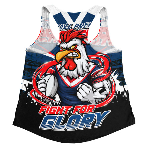 Sydney Roosters Women Racerback Tank Fearless Fight For Finals Glory