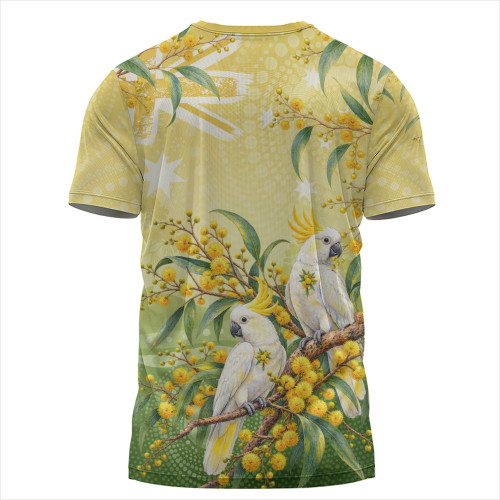 Australia T-Shirt Happy Wattle Day Cockatoo Native Bloom Celebration