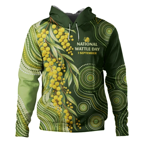 Australia Hoodie Golden Native Bloom National Wattle Day Spirit
