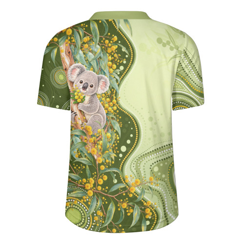 Australia Rugby Jersey National Wattle Day Koala Native Floral Pride