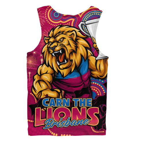 Brisbane Lions Men Tank Top Finals Battle For The Ultimate Championship