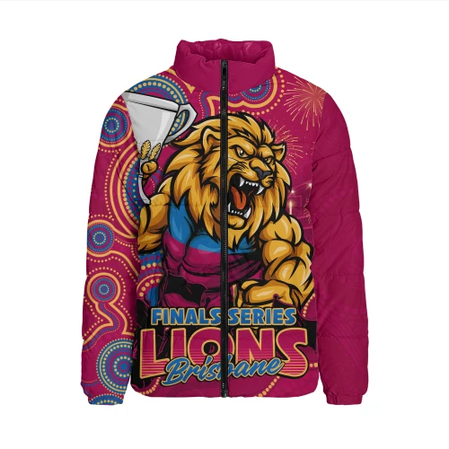 Brisbane Lions Padded Jacket Finals Battle For The Ultimate Championship