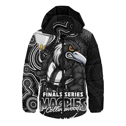 Collingwood Hooded Padded Jacket Finals Battle For The Ultimate Championship