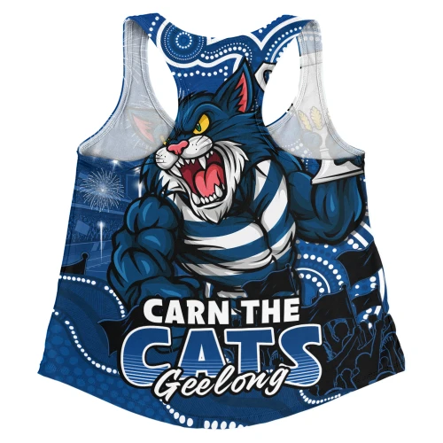 Geelong Cats Women Racerback Tank Finals Battle For The Ultimate Championship