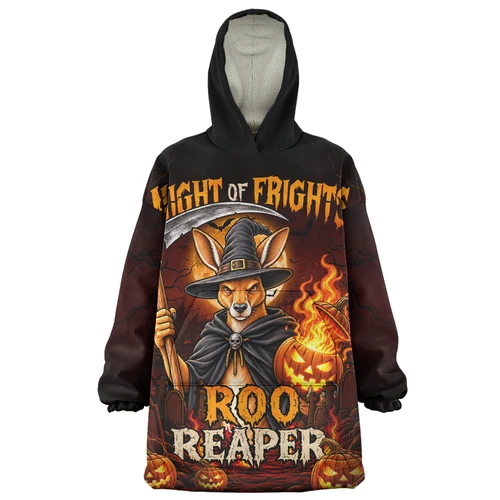 Australia Snug Hoodie Roo Reaper Halloween Fright Night Darkness