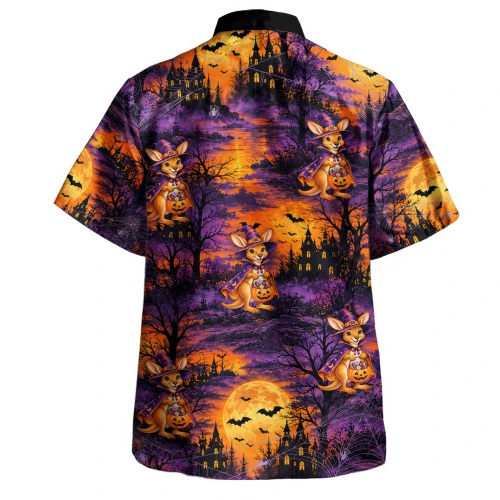 Australia Hawaiian Shirt Witchy Roo’s Haunted Trick Or Treat Night