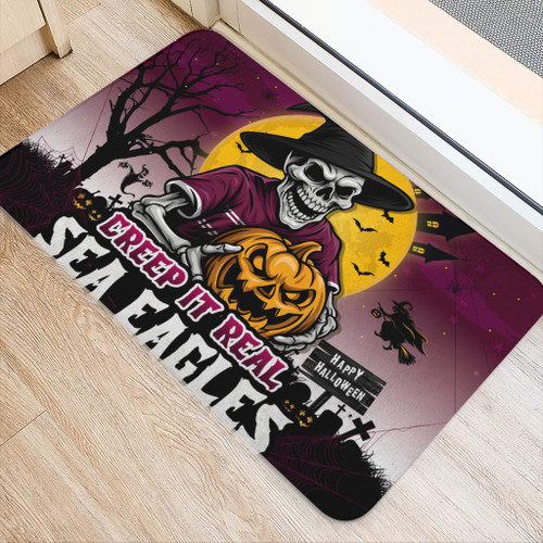 Manly Warringah Sea Eagles Door Mat Creep It Real When Darkness Falls