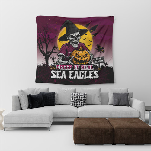 Manly Warringah Sea Eagles Tapestry Creep It Real When Darkness Falls