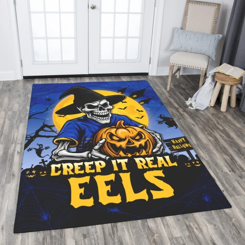 Parramatta Eels Area Rug Creep It Real When Darkness Falls
