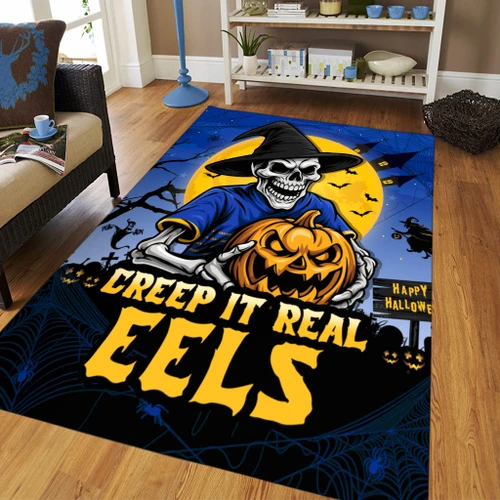 Parramatta Eels Area Rug Creep It Real When Darkness Falls