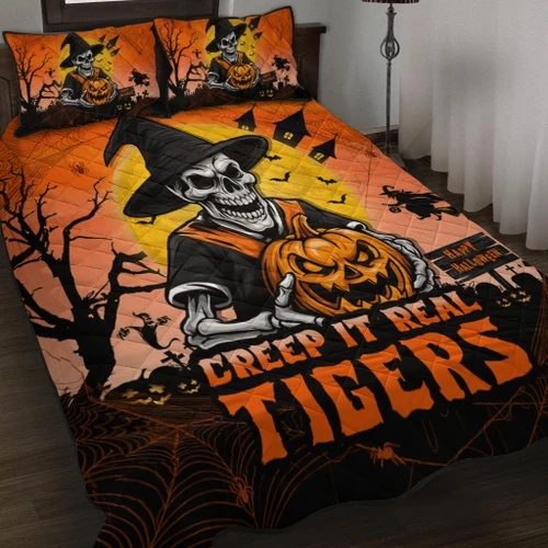Wests Tigers Quilt Bed Set Creep It Real When Darkness Falls