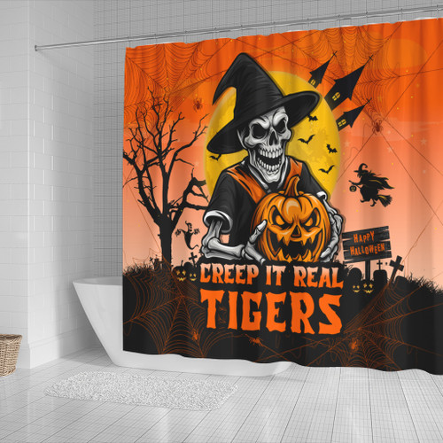 Wests Tigers Shower Curtain Creep It Real When Darkness Falls
