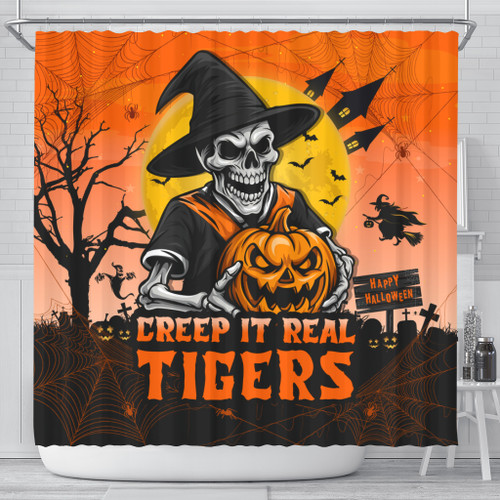 Wests Tigers Shower Curtain Creep It Real When Darkness Falls