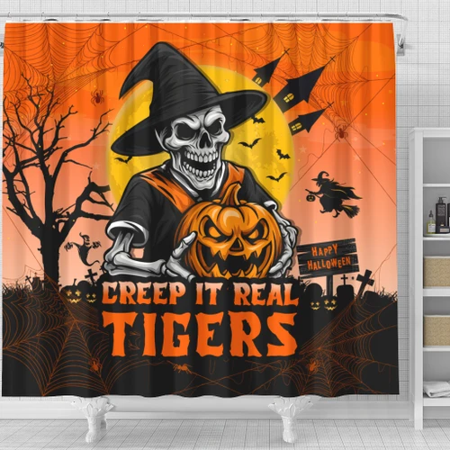 Wests Tigers Shower Curtain Creep It Real When Darkness Falls