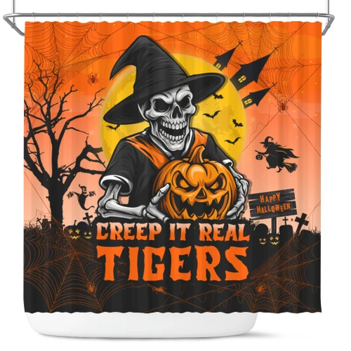 Wests Tigers Shower Curtain Creep It Real When Darkness Falls