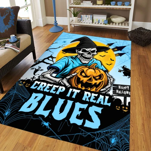 New South Wales Blues Area Rug Creep It Real When Darkness Falls