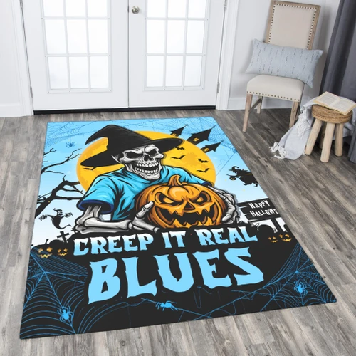New South Wales Blues Area Rug Creep It Real When Darkness Falls
