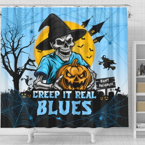 New South Wales Blues Shower Curtain Creep It Real When Darkness Falls