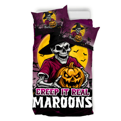 Queensland Maroons Bedding Set Creep It Real When Darkness Falls