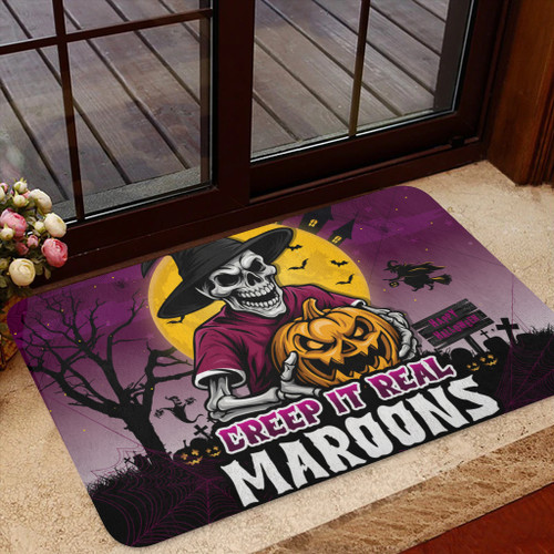 Queensland Maroons Door Mat Creep It Real When Darkness Falls