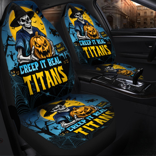 Gold Coast Titans Car Seat Cover Creep It Real When Darkness Falls