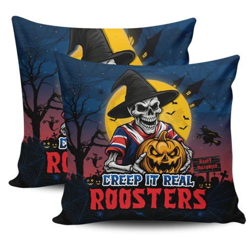 Sydney Roosters Pillow Cover Creep It Real When Darkness Falls