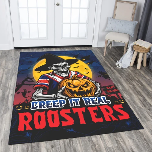 Sydney Roosters Area Rug Creep It Real When Darkness Falls