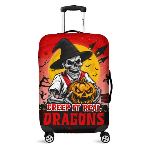 St. George Illawarra Dragons Luggage Cover Creep It Real When Darkness Falls