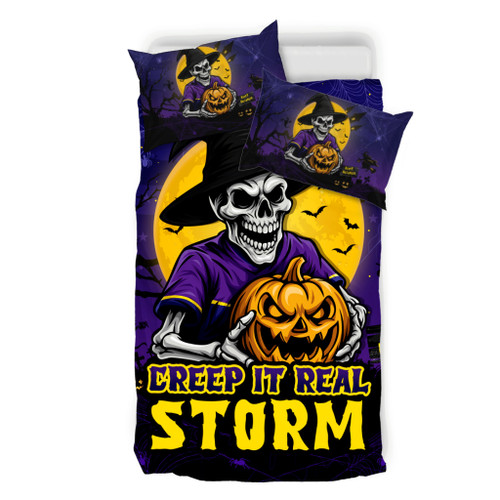 Melbourne Storm Bedding Set Creep It Real When Darkness Falls