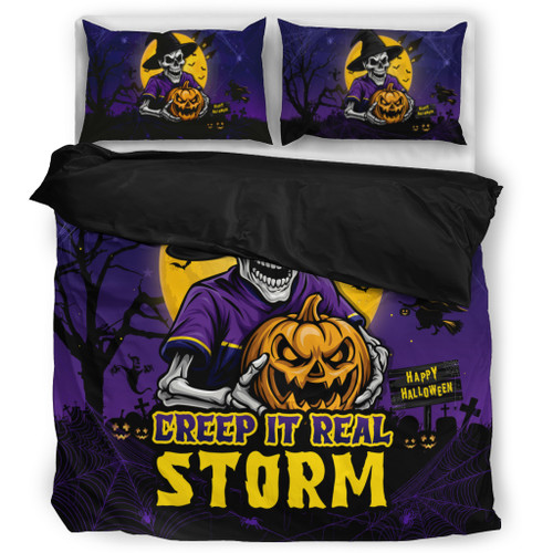 Melbourne Storm Bedding Set Creep It Real When Darkness Falls