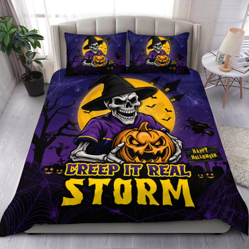 Melbourne Storm Bedding Set Creep It Real When Darkness Falls
