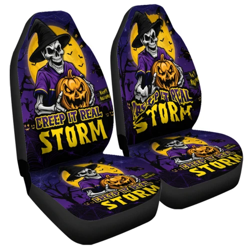 Melbourne Storm Car Seat Cover Creep It Real When Darkness Falls