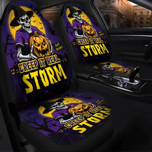 Melbourne Storm Car Seat Cover Creep It Real When Darkness Falls