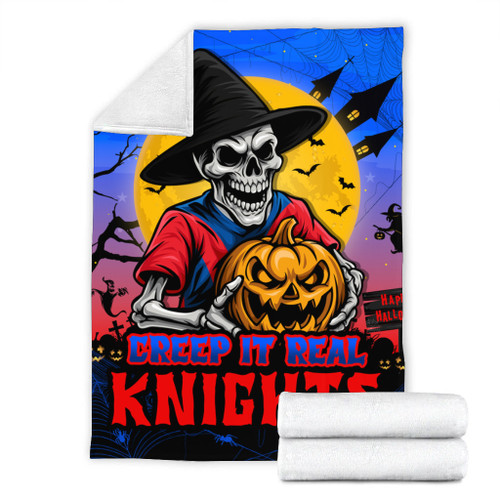 Newcastle Knights Blanket Creep It Real When Darkness Falls
