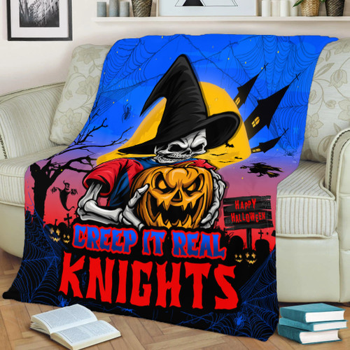 Newcastle Knights Blanket Creep It Real When Darkness Falls