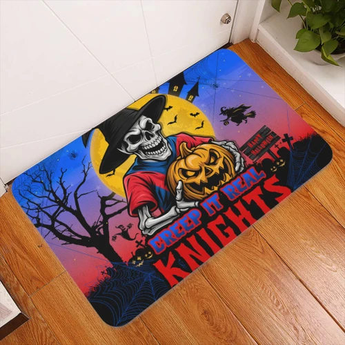 Newcastle Knights Door Mat Creep It Real When Darkness Falls