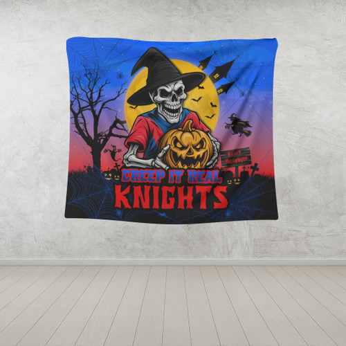 Newcastle Knights Tapestry Creep It Real When Darkness Falls