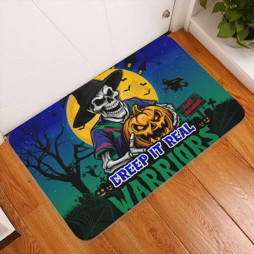 New Zealand Warriors Door Mat Creep It Real When Darkness Falls