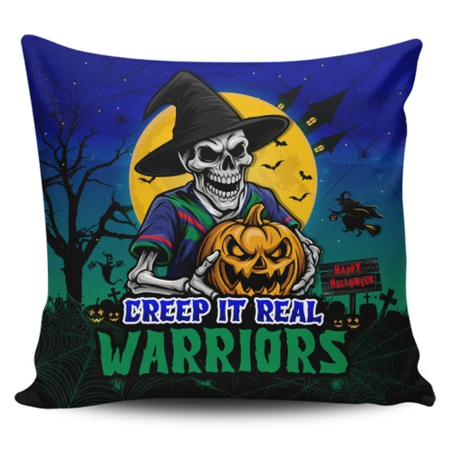 New Zealand Warriors Pillow Cover Creep It Real When Darkness Falls