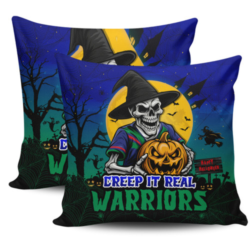 New Zealand Warriors Pillow Cover Creep It Real When Darkness Falls