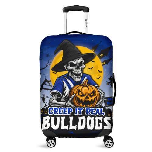 Canterbury-Bankstown Bulldogs Luggage Cover Creep It Real When Darkness Falls