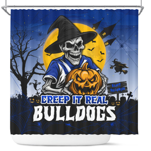 Canterbury-Bankstown Bulldogs Shower Curtain Creep It Real When Darkness Falls